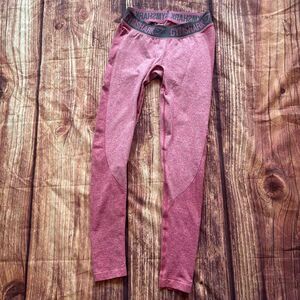 Women’s Gymshark Leggings Pink Grey Size S